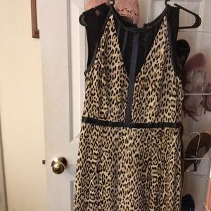 Leopard hues dress